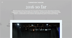 Desktop Screenshot of carnationtheatre.com